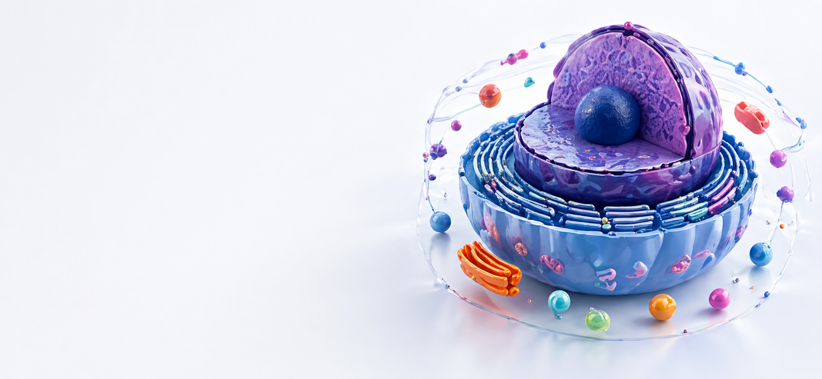 Medical cell illustration for scientific communication